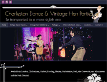 Tablet Screenshot of charlestondance.co.uk